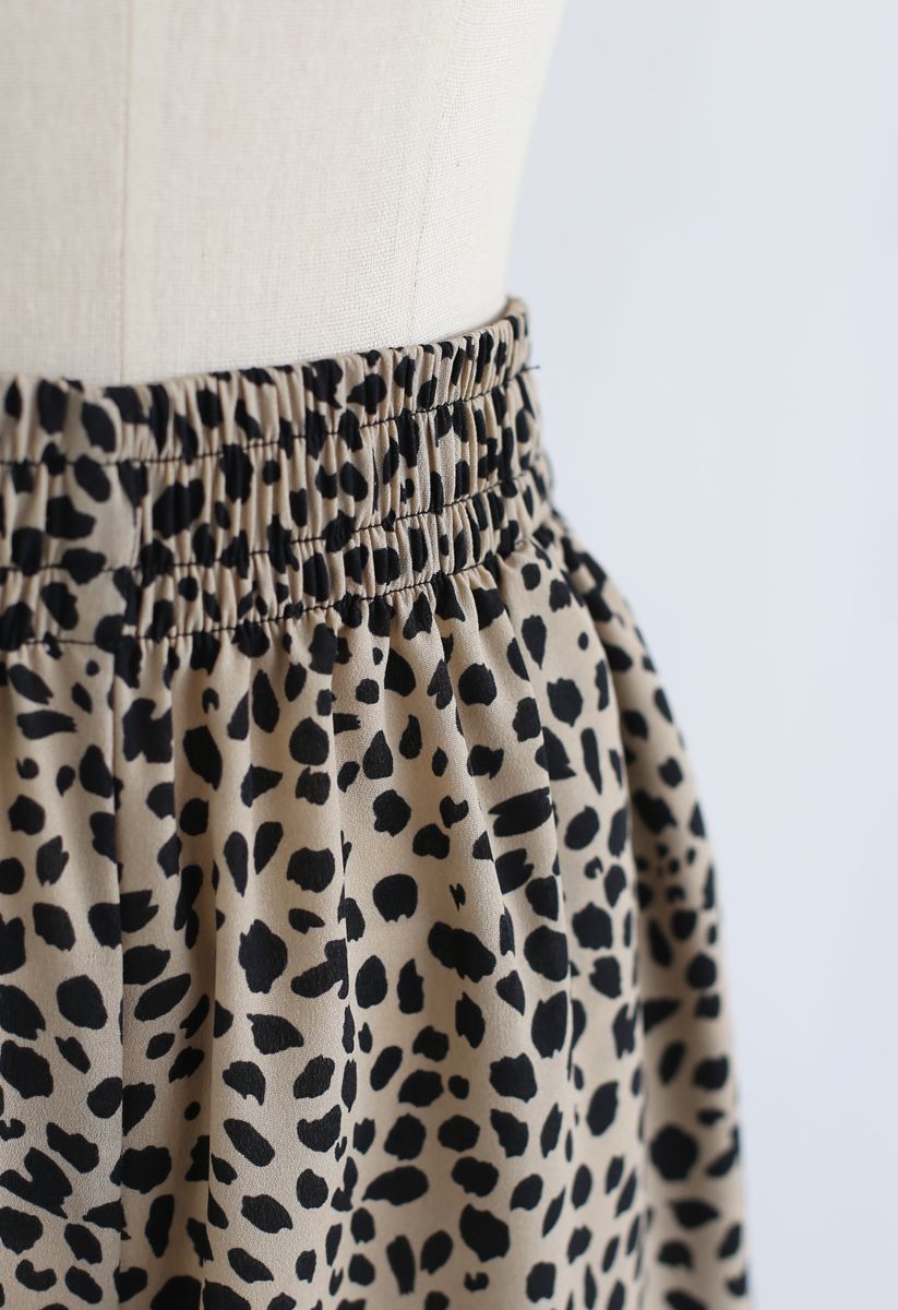 Lightsome Leopard Print Wide-Leg Pants